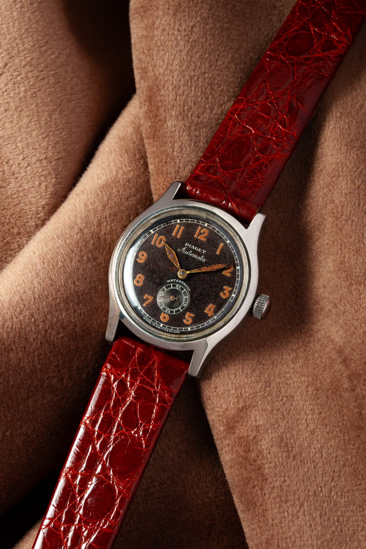 SJNV Extremely Rare and Astonishing Piaget “Military” Automatic in Steel, circa 1945 - Lifestyle