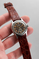 SJNV Extremely Rare and Astonishing Piaget “Military” Automatic in Steel, circa 1945 - Overview