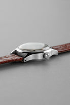 SJNV Extremely Rare and Astonishing Piaget “Military” Automatic in Steel, circa 1945 - Right side