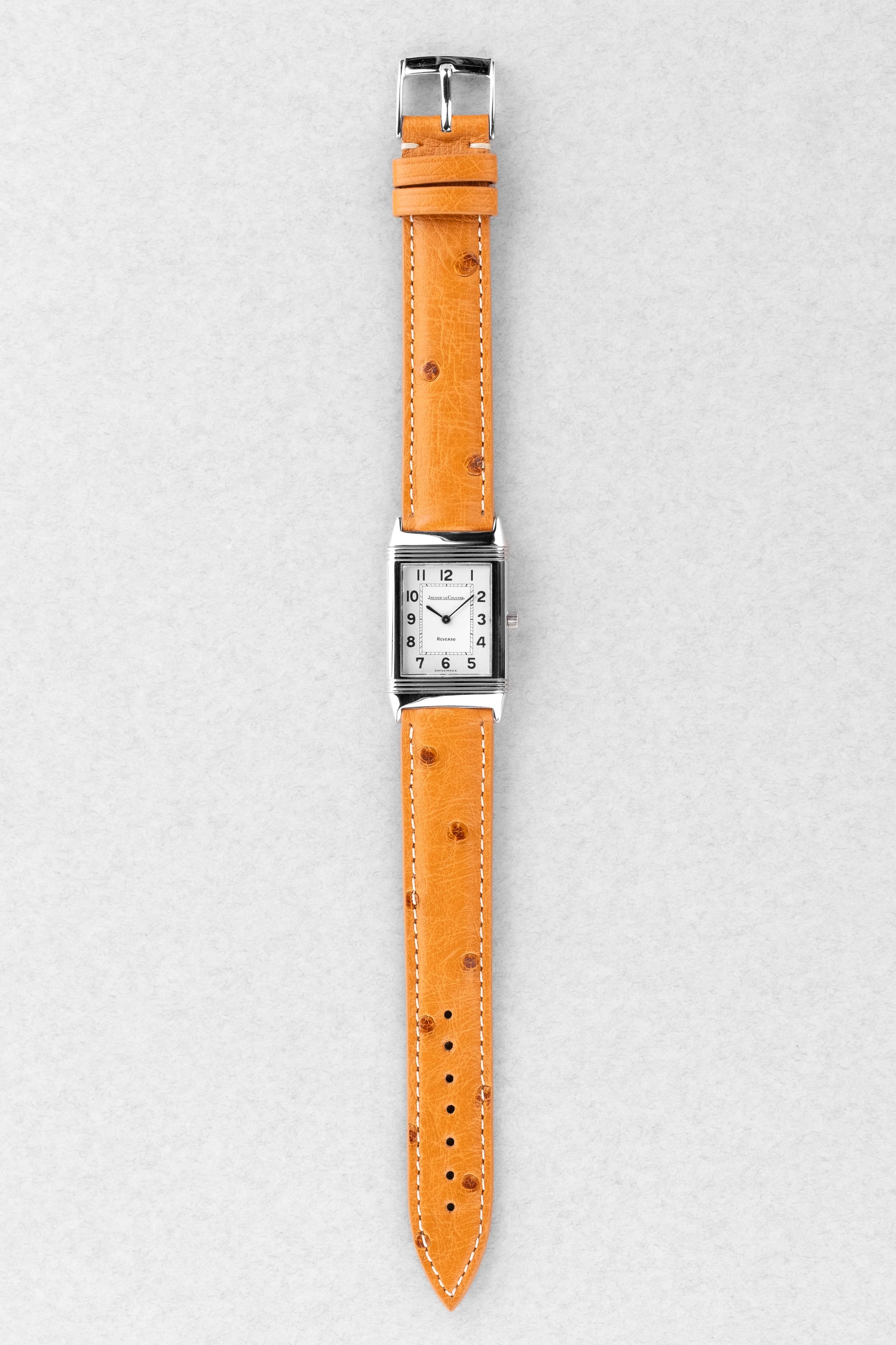 SNY8 Jaeger-LeCoultre Reverso « Classique Medium » mécanique en acier, réf. 250.8.86, circa 1990 - Overview