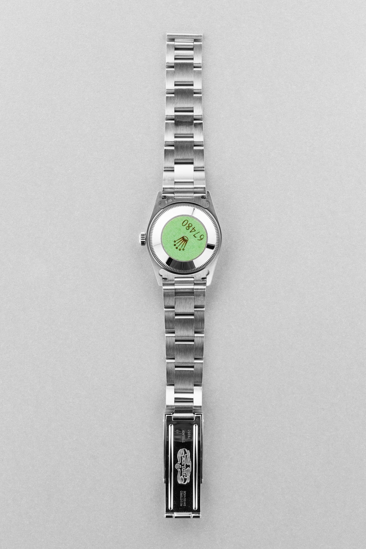 SUK2 Rolex Oyster Perpetual 31 réf. 67480 de 1997-1998 – Garantie Rolex d’origine + Cadran rose/saumon « Explorer 3-6-9 » - Overview