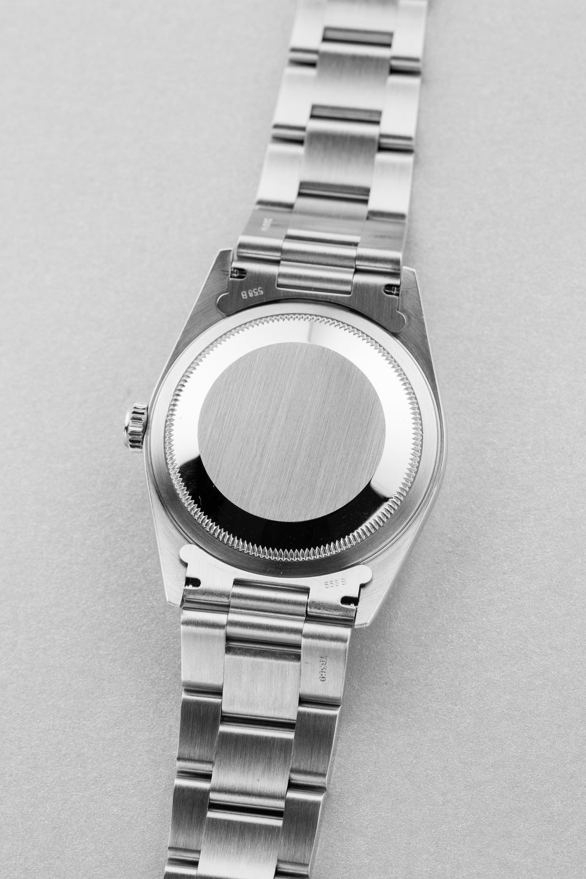 TPHB Rolex Datejust ref. 16200 스틸, 2004-2005년 – 오리지널 보증서 + 「White Roman No Lume」 다이얼 - 후면
