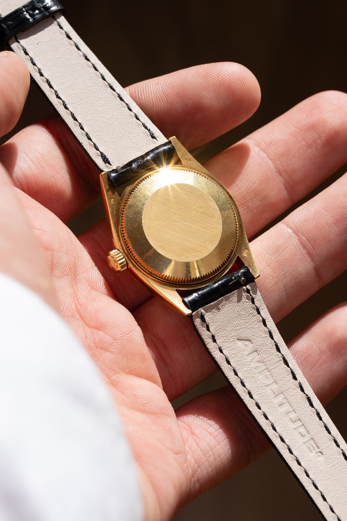 TYPG Rare 1990 Rolex Oyster Perpetual 31 Ref. 67518 in Yellow Gold – Perfect Condition - Back