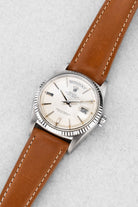 UJ7Q Rolex Day-Date 1803 en or blanc de 1968 – Cadran « Doorstop » - Three Quarters