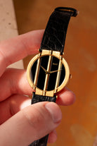 UQYY Piaget Polo 「Medium」 イエローゴールド製、ブラックオニキスダイヤル、ref. 8673、1980年頃 - 全体