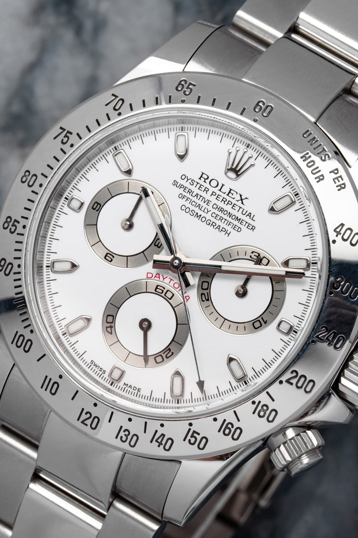 VJLY 2004 Rolex Cosmograph Daytona Ref. 116520 – White Dial - Dial