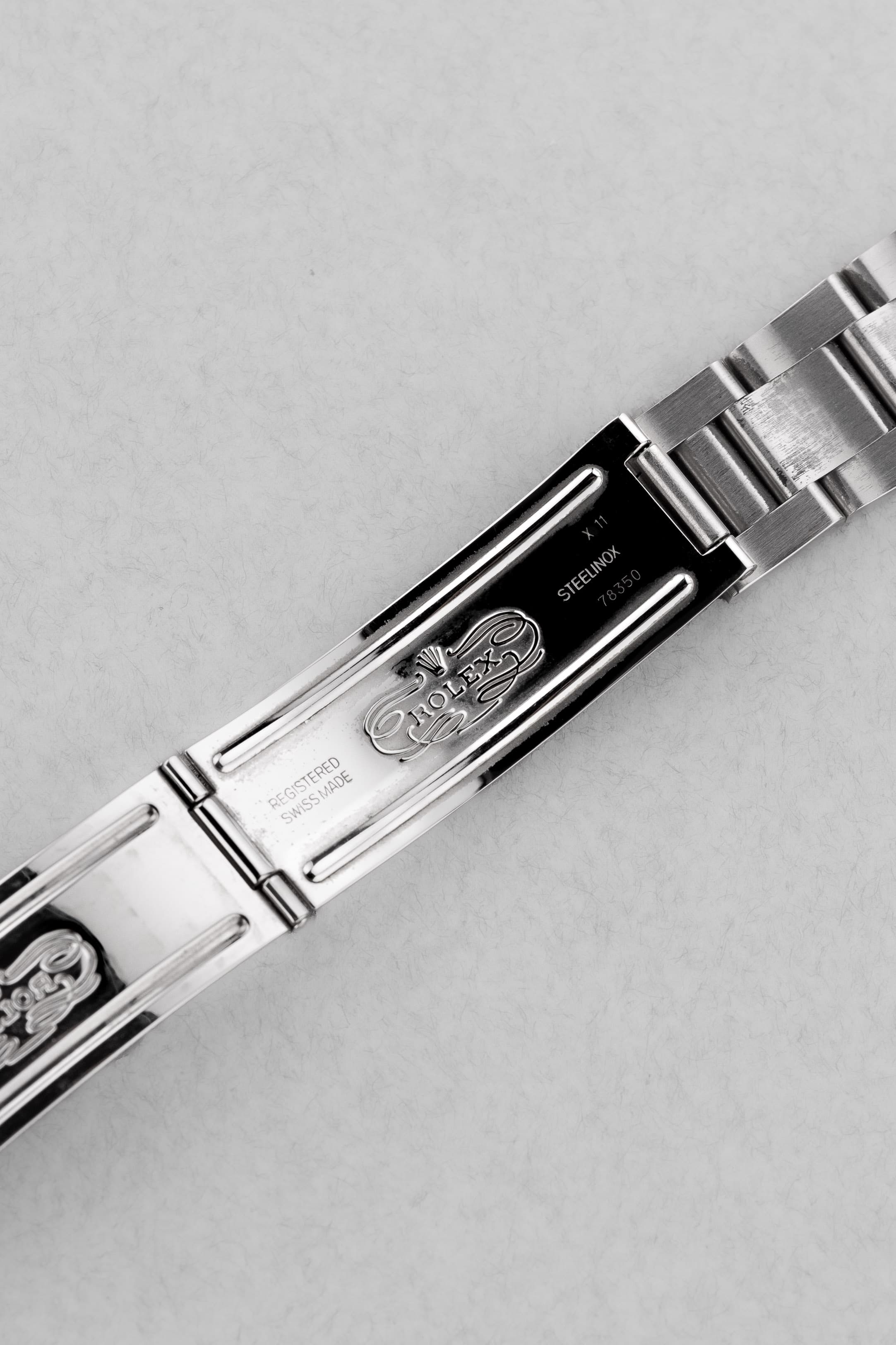 VKYF Rolex Air-King réf. 14000 de 1999 – Cadran bleu « Explorer 3-6-9 » - Buckle Inside