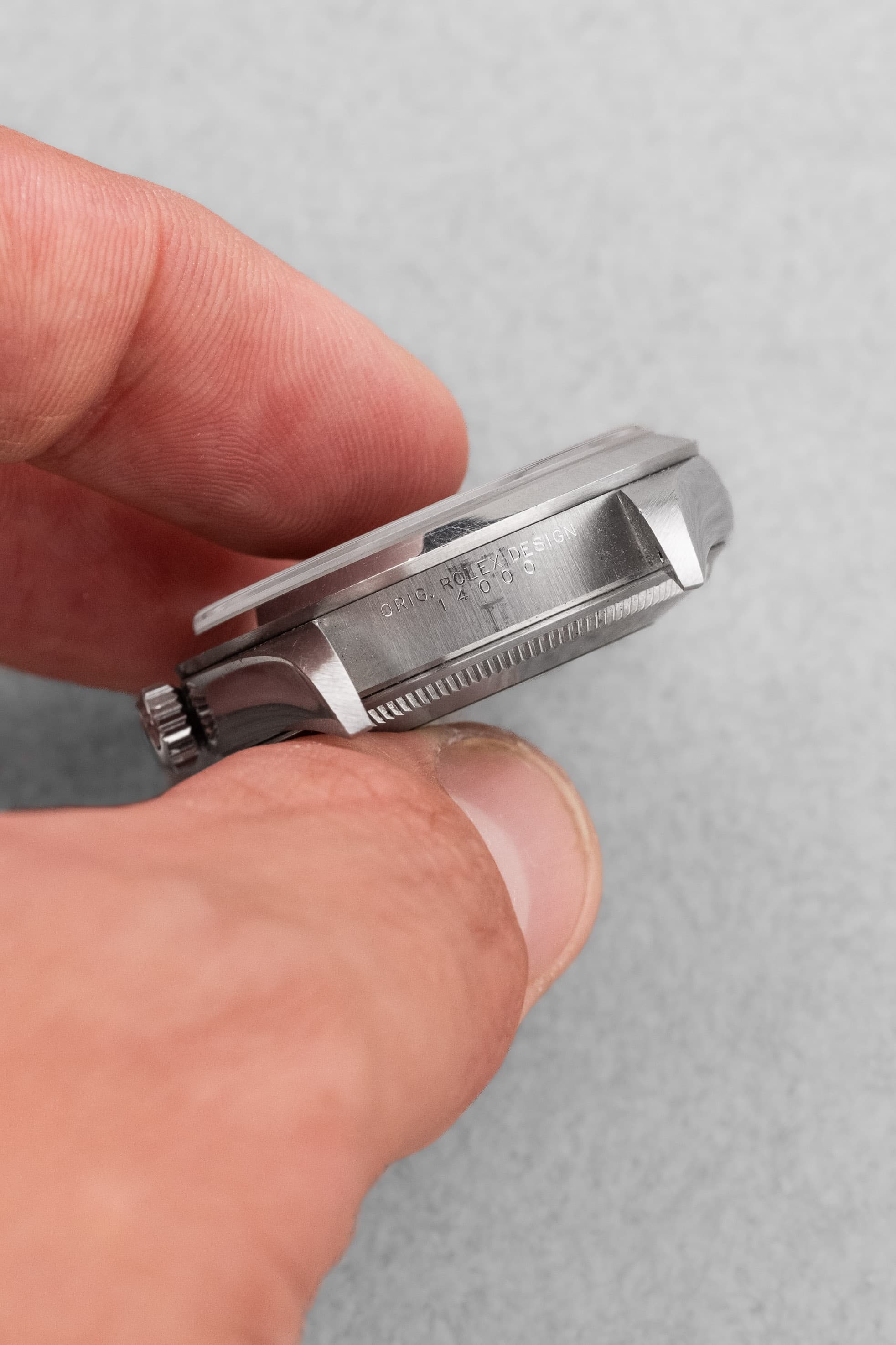 VKYF Rolex Air-King réf. 14000 de 1999 – Cadran bleu « Explorer 3-6-9 » - Lugs - Reference