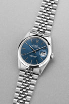 VSUY 1990 Rolex Datejust Ref. 16200 in Steel – Blue Dial + Original Warranty - Three Quarters