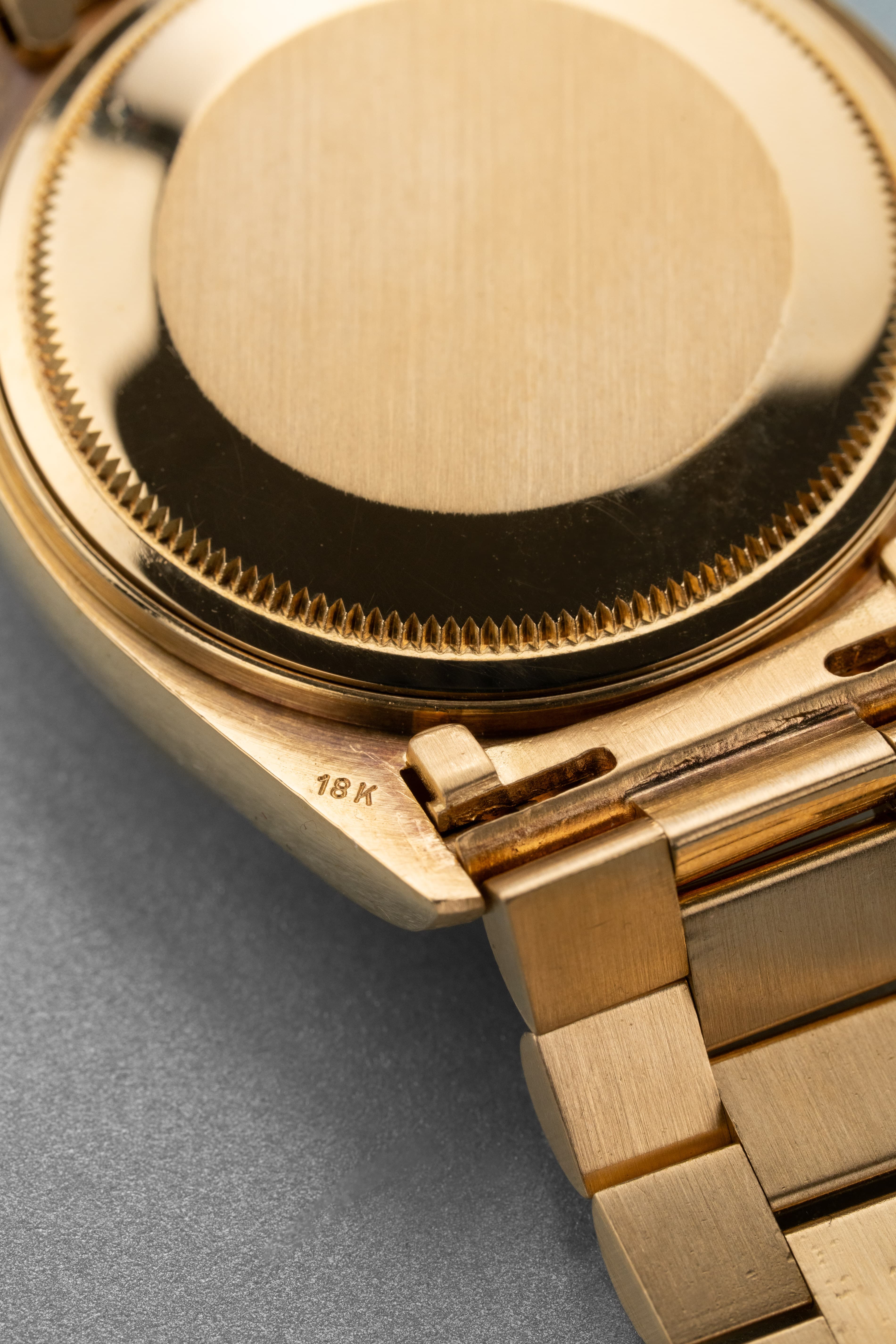 WJ8H Superba Rolex Datejust ref. 16018 in oro giallo del 1983 – Quadrante Onyx «SWISS Only» - Punzone