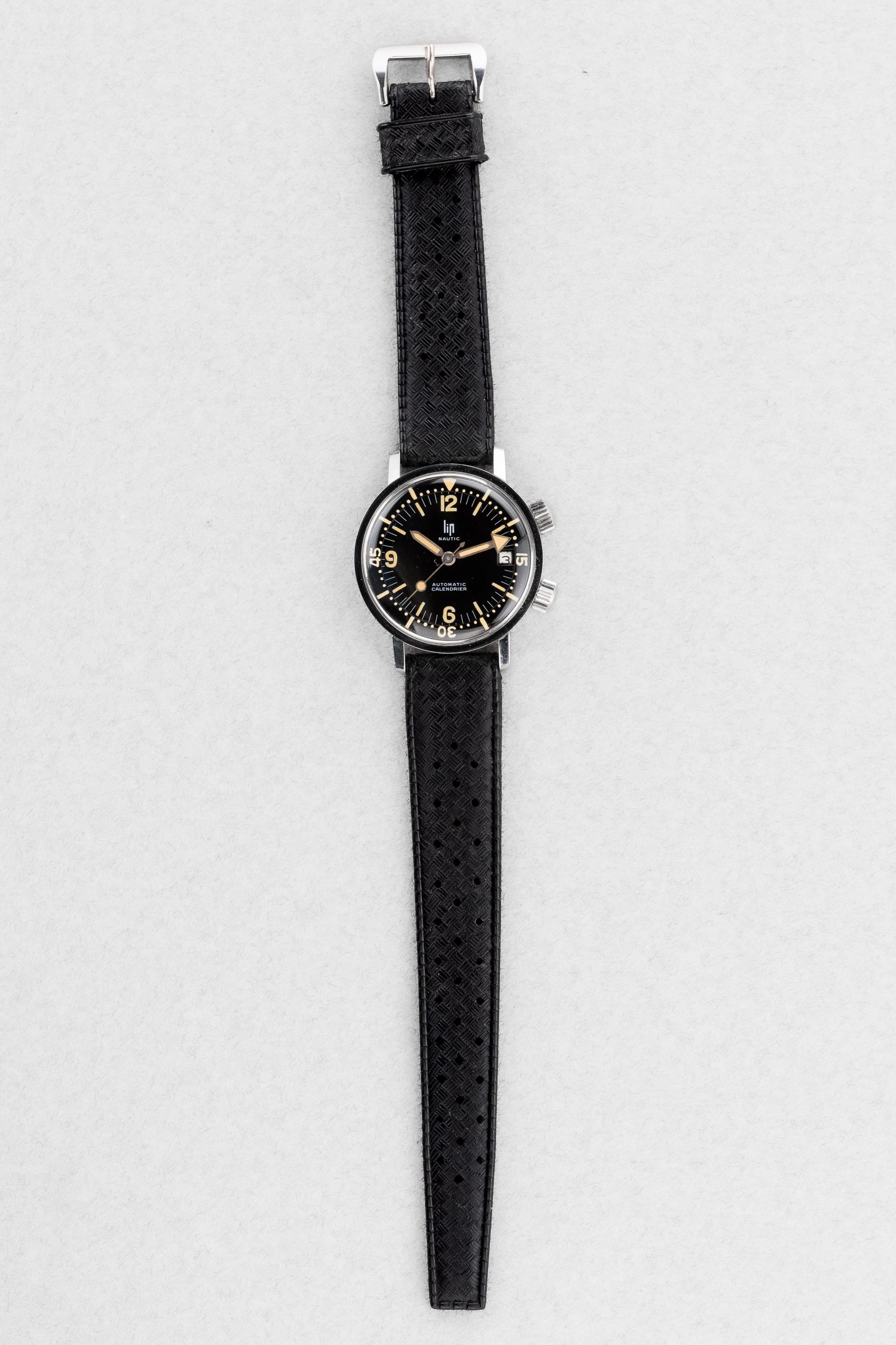 WKBP-j0 Rare Lip Nautic Automatic Super-Compressor réf. 153-093 de 1965 – Parfait état - Overview