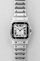 WXQP Cartier Santos Galbée XL réf. 2823 en acier de 2017 – Full Set - Front