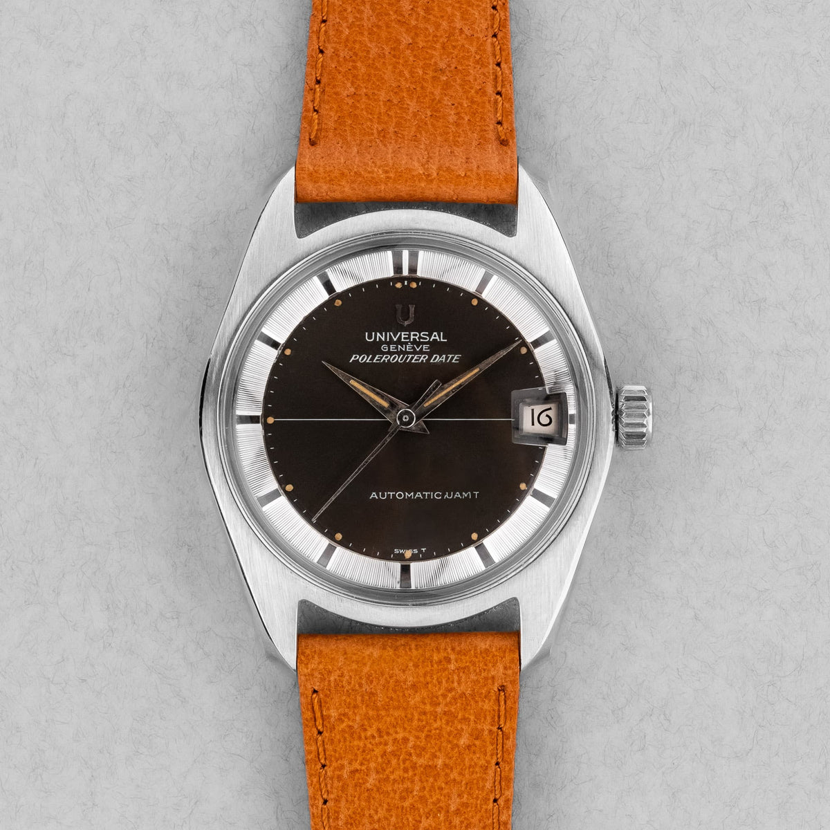 Superbe Universal Genève Polerouter Date Micro-Rotor réf. 869113/04 de ...