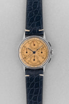 WZYF Rare Universal Genève Dato-Compax Chronograph Ref. 22530 “Jumbo” in Steel, circa 1942 – Never Polished - Front