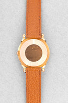 XLPL Superbe Vacheron & Constantin « Violin » en or rose, boîte française, cadran gravé-émaillé, circa 1949 - Back