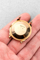 XLPL Superbe Vacheron & Constantin « Violin » en or rose, boîte française, cadran gravé-émaillé, circa 1949 - Back