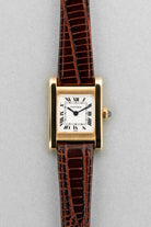 Y2PF Cartier Tank Normale Ref. 78093 in Yellow Gold, circa 1975 – “PARIS” Dial - Front