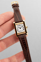 Y2PF Cartier Tank Normale Ref. 78093 in Yellow Gold, circa 1975 – “PARIS” Dial - Lifestyle