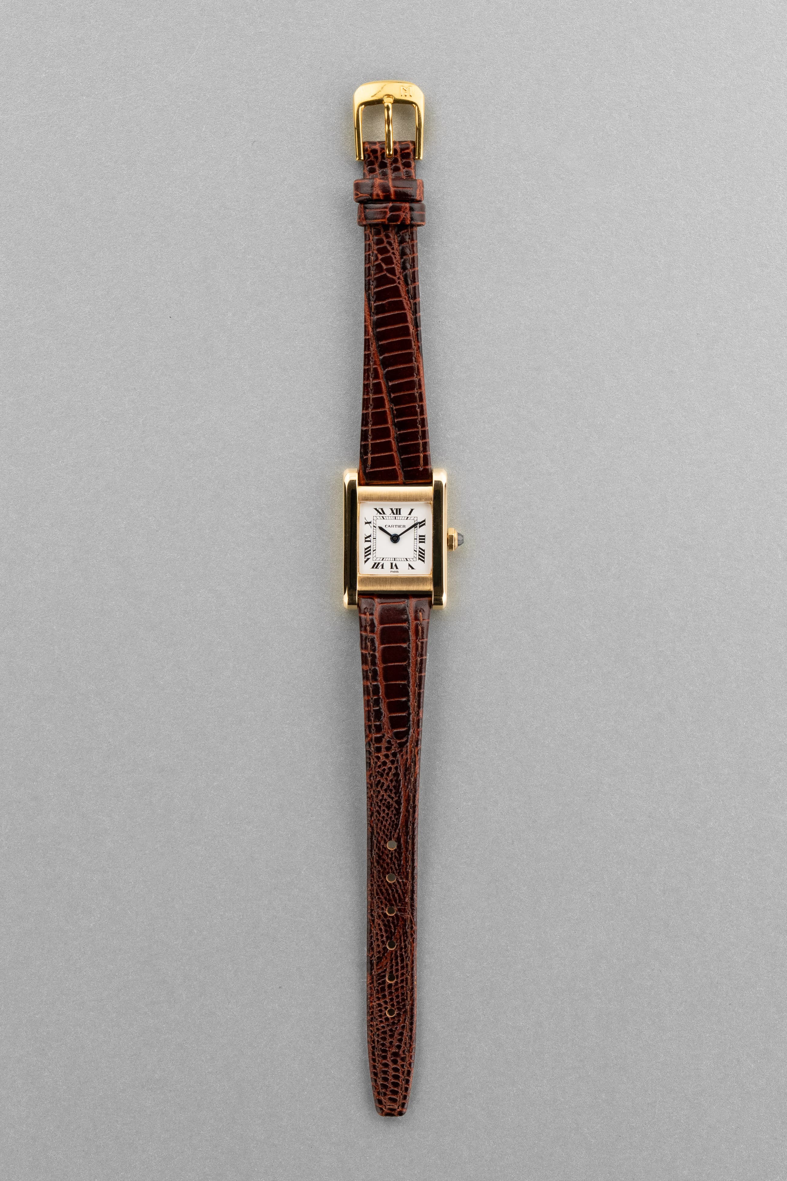 Y2PF Cartier Tank Normale réf. 78093 en or jaune, circa 1975 – Cadran « PARIS » - Overview