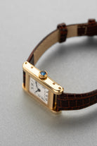 Y2PF Cartier Tank Normale Ref. 78093 in Yellow Gold, circa 1975 – “PARIS” Dial - Right side