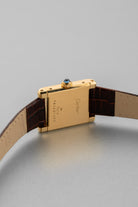 Y2PF Cartier Tank Normale Ref. 78093 in Yellow Gold, circa 1975 – “PARIS” Dial - Right side