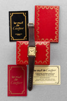 Y9YP Cartier Tank Must MécaniqueGrande Taille « Cream/Ivory Roman » – Full Set - Set