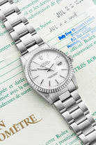 YJMW Rolex Datejust réf. 16030 de 1988 – Cadran « Porcelaine » + Garantie d'origine - Lifestyle