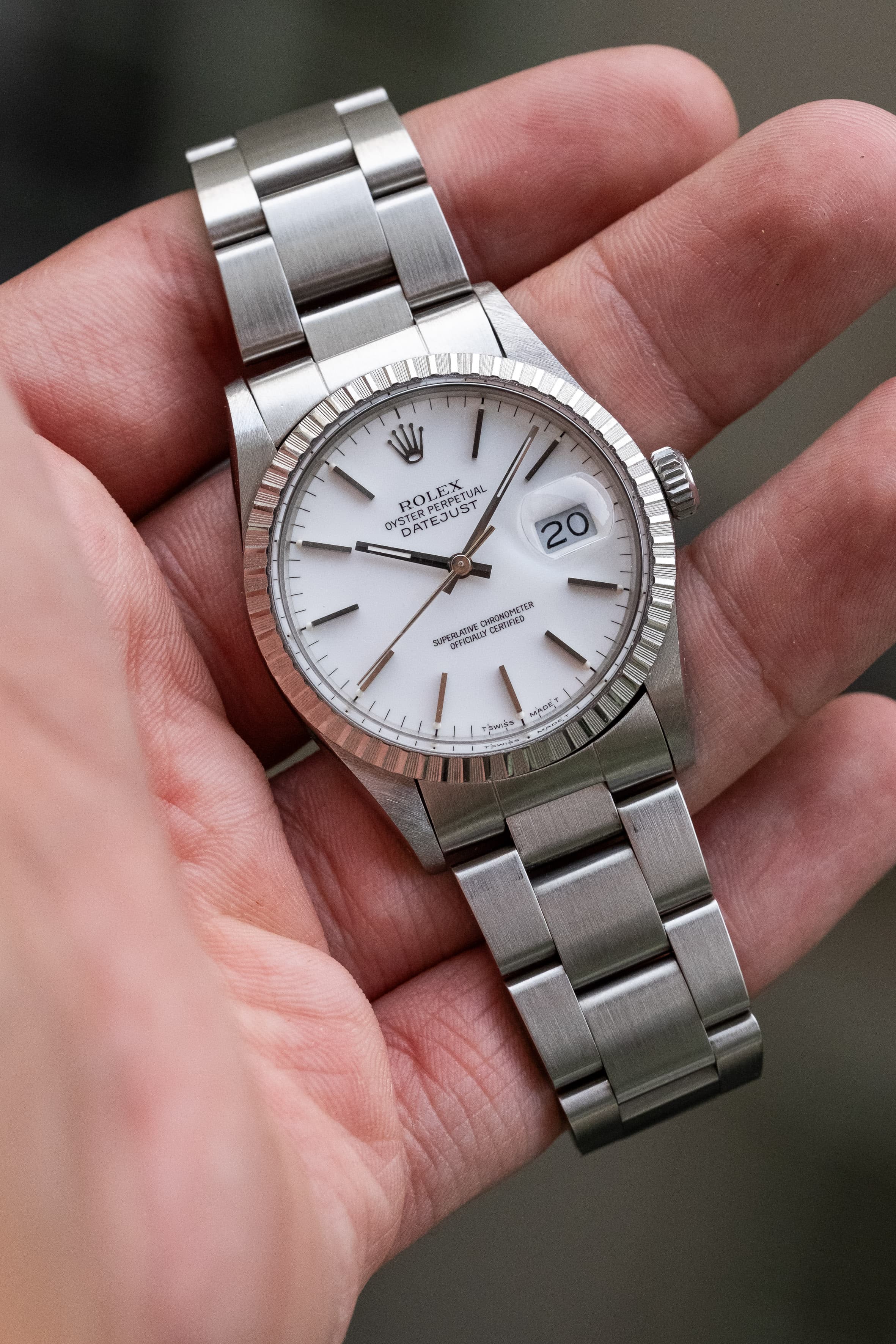 YJMW Rolex Datejust réf. 16030 de 1988 – Cadran « Porcelaine » + Garantie d'origine - Overview