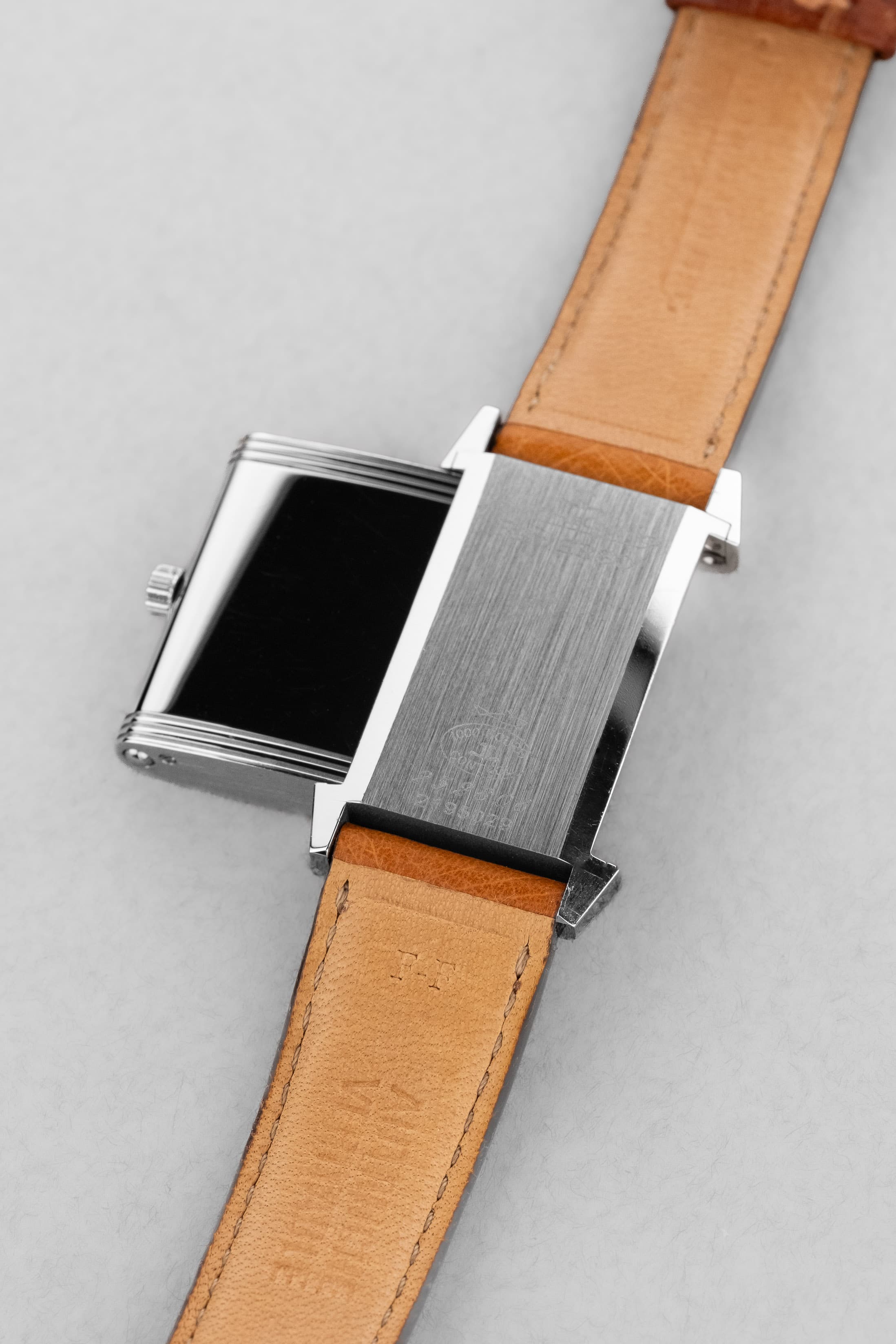 YJRZ Jaeger-LeCoultre Reverso « Classique Medium » Quartz en acier, réf. 251.84.10/252.8.08 - Back