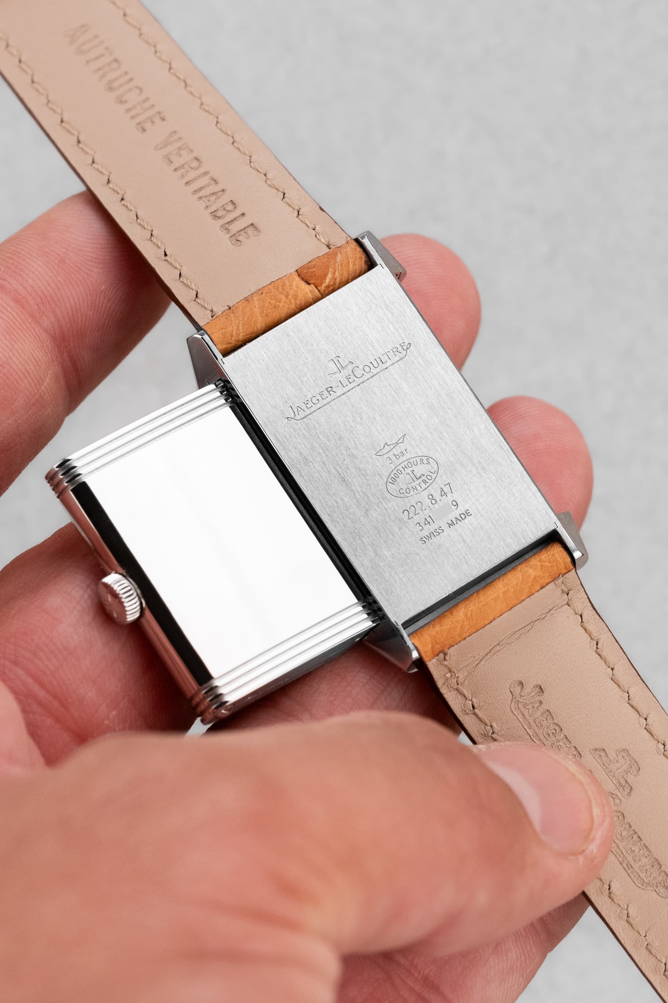 YSBJ Jaeger-LeCoultre Reverso Classique Medium Thin en acier, réf. Q2518540/222.8.47 - Back