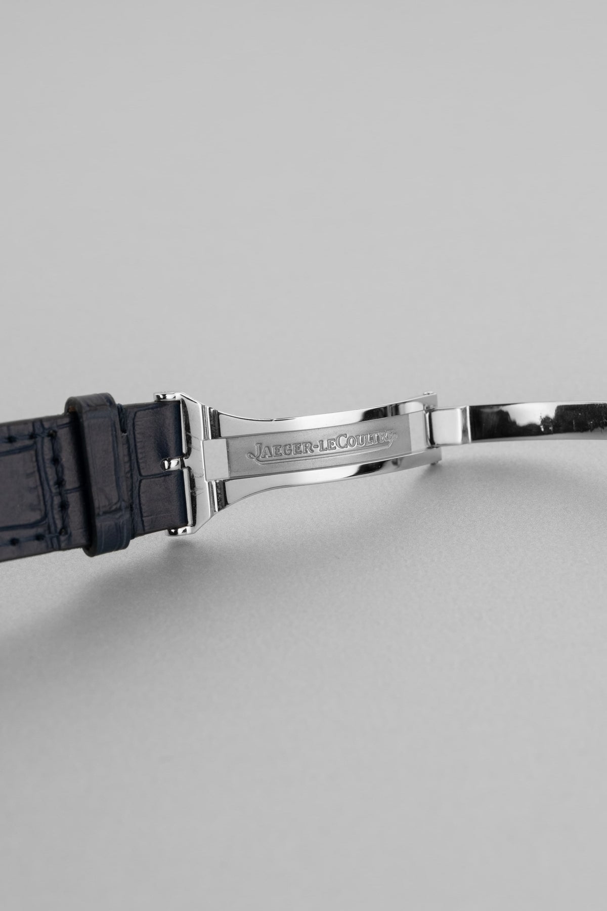 YT6N Jaeger-LeCoultre Reverso “Classique Medium” Quartz in Steel, Ref. 250.8.08 - Buckle Inside