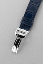 YT6N Jaeger-LeCoultre Reverso “Classique Medium” Quartz in Steel, Ref. 250.8.08 - Buckle Outside