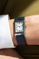 YT6N Jaeger-LeCoultre Reverso “Classique Medium” Quartz in Steel, Ref. 250.8.08 - Wristshot