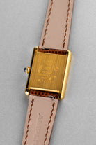 YX8X Cartier Tank Must Mécanique GM 6 “Wood/Turtle/Tortoiseshell Dial” - Back