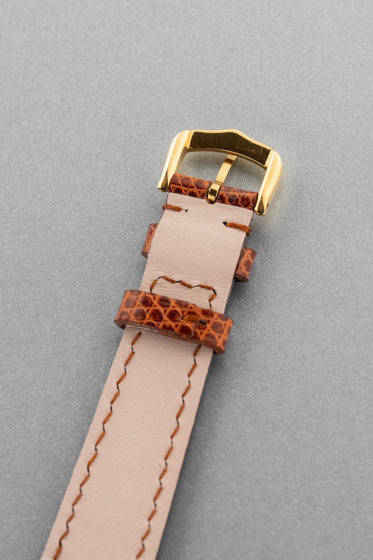 YX8X Cartier Tank Must Mécanique GM 6 “Wood/Turtle/Tortoiseshell Dial” - Buckle Inside