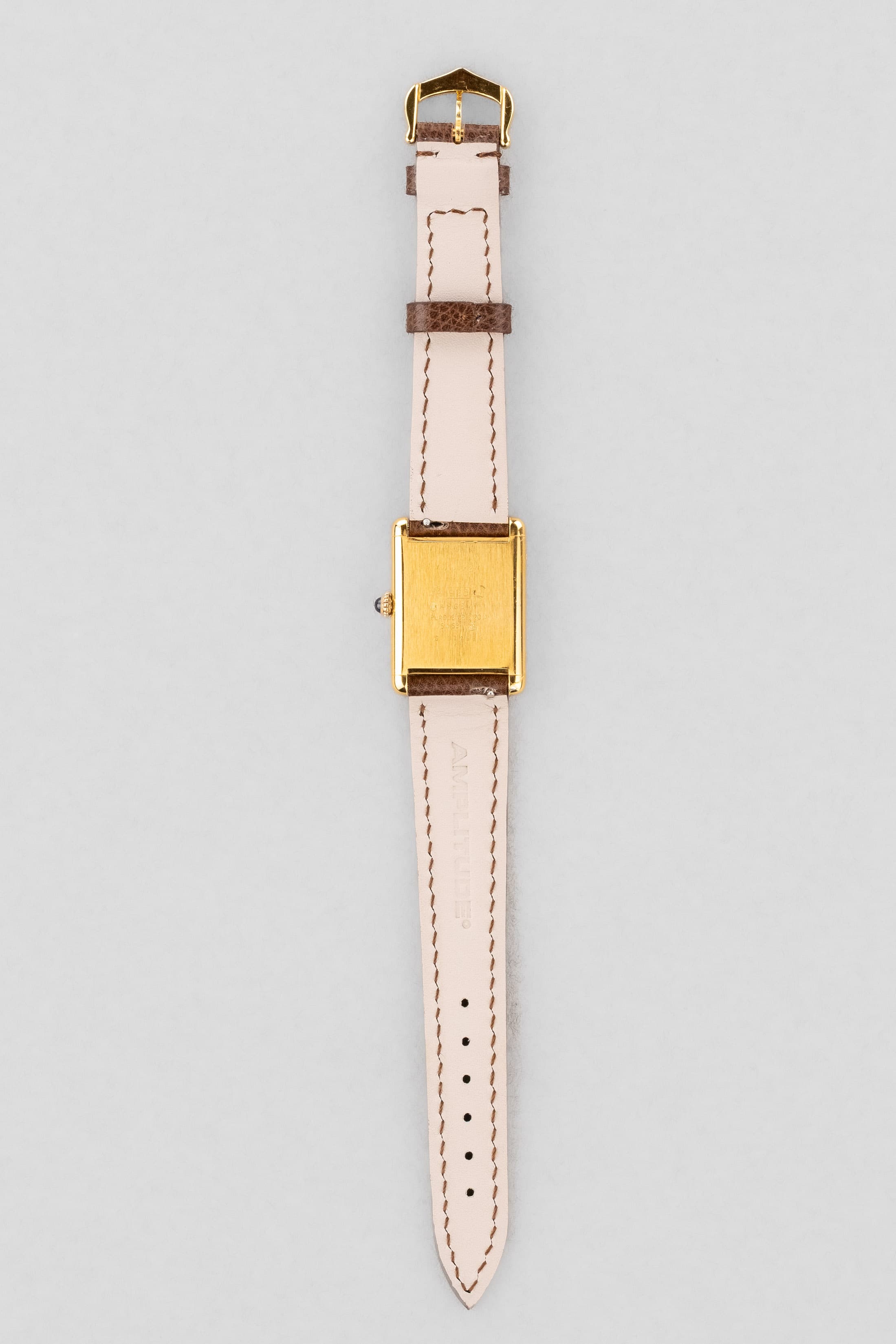 Z55B Cartier Tank Must Mécanique GM 6 « Wood/Turtle/Tortoiseshell Dial » - Overview