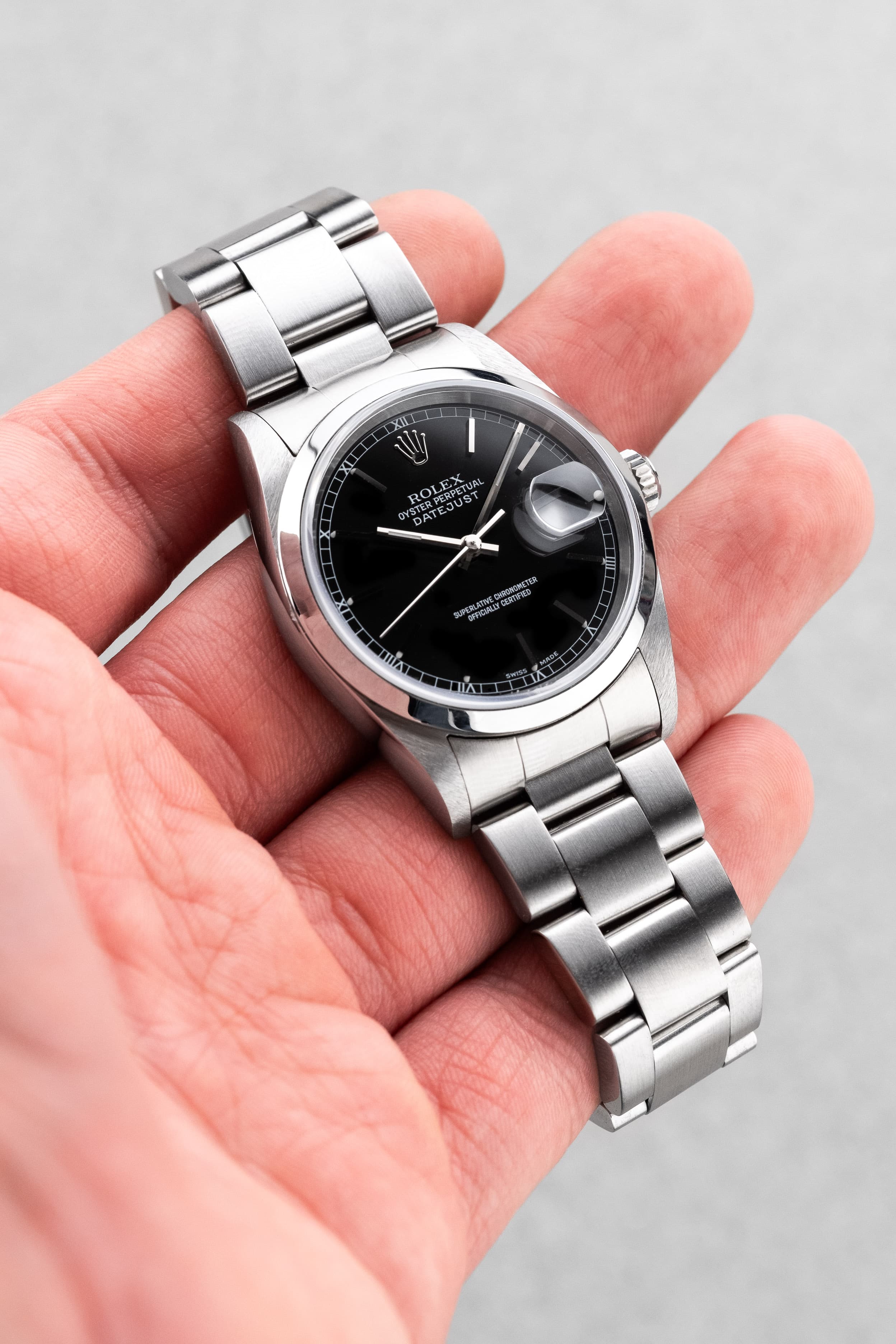 ZXSC Rolex Datejust 16200 Noire de 2002 - Lifestyle