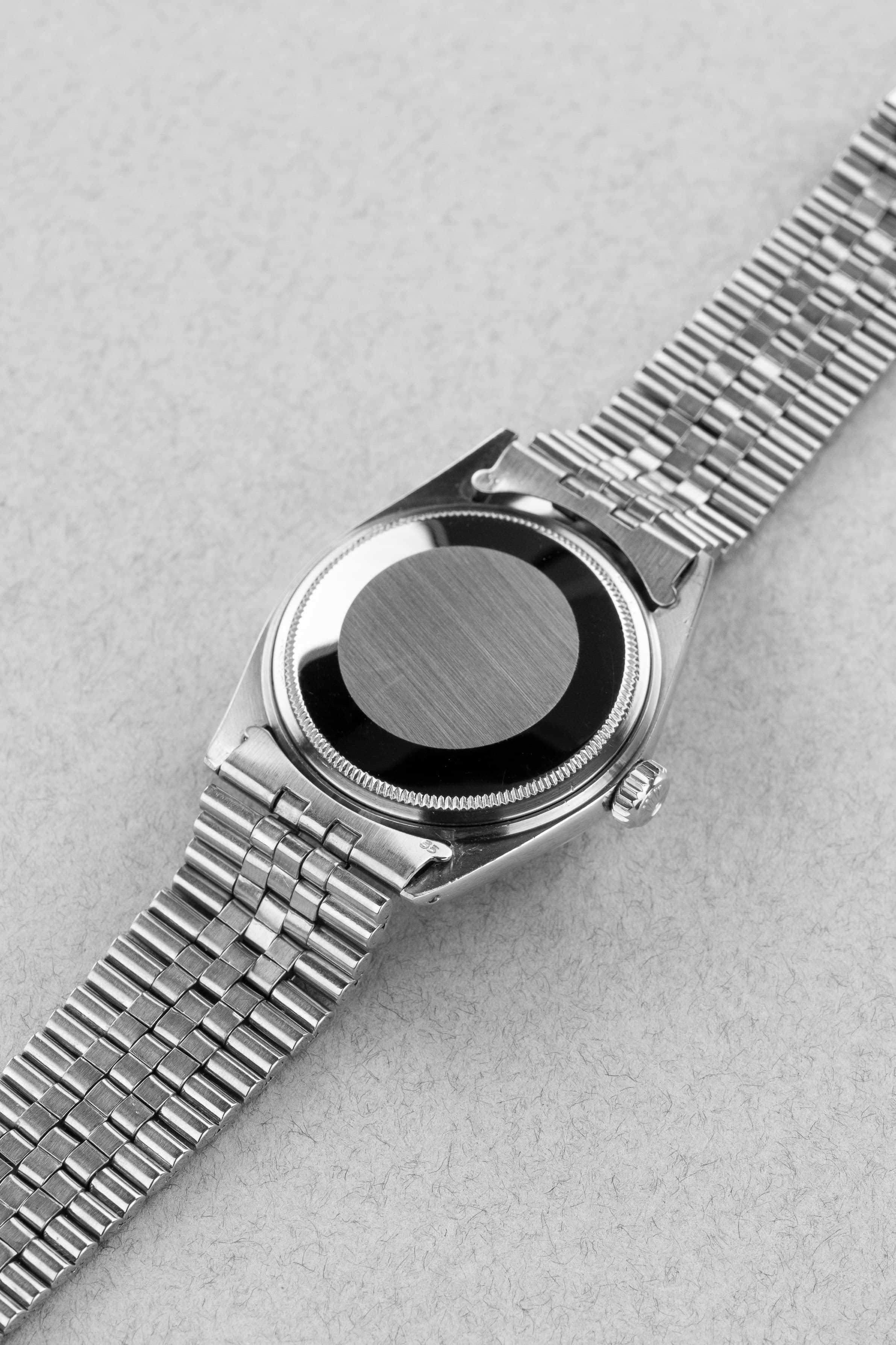 PUSP Rare et fascinante Rolex Datejust 1601 « Lavande » de 1970 - Back