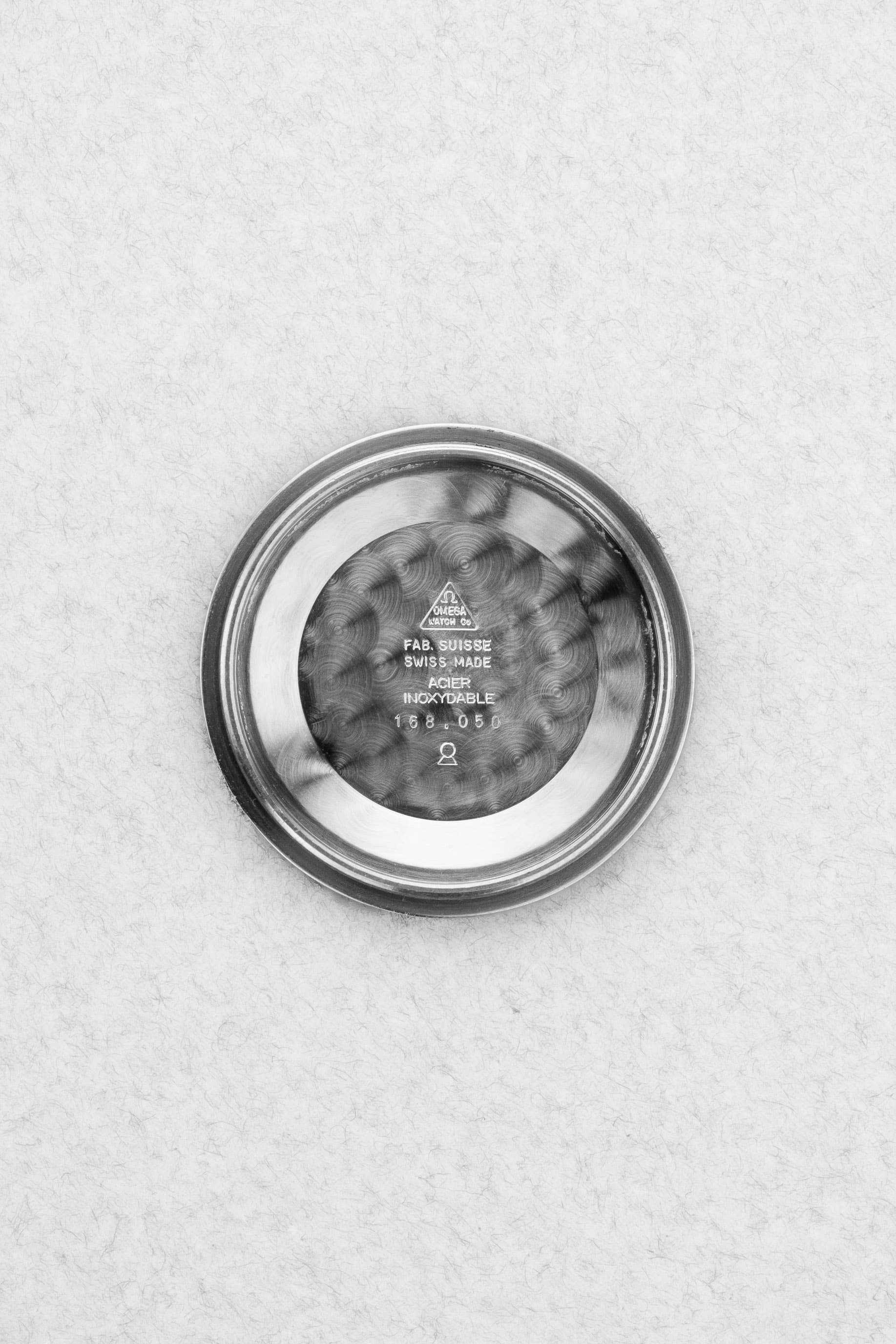 RZY8 Rare Omega Seamaster réf. 168.050 « Jumbo » Chronomètre de 1970 – Parfait état - Inside case back